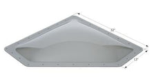 Load image into Gallery viewer, Icon Neo Angle Skylight 4&quot; Bubble Type Opening 10&quot; x 28&quot; Smoke - 12112 - Young Farts RV Parts