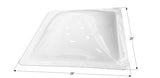 Icon Rectangular Skylight 28 Inch x 28 Inch - White - 12604