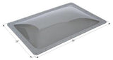 Icon Rectangular Skylight 4 Inch High Bubble Type Dome 26