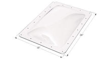 Load image into Gallery viewer, Icon Skylight 4&quot; Bubble Type Dome Rectangular Clear Opening 14&quot; x 22&quot; - Young Farts RV Parts