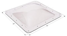 Load image into Gallery viewer, Icon Skylight 4&quot; Bubble Type Dome Square Clear Opening 14&quot; x 14&quot; - Young Farts RV Parts