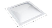 Load image into Gallery viewer, Icon Skylight 4&quot; Bubble Type Dome Square White Opening 22&quot; x 22&quot; - Young Farts RV Parts