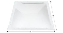 Load image into Gallery viewer, Icon Skylight 4&quot; Bubble Type Dome Square White Opening 30&quot; x 30&quot; - Young Farts RV Parts
