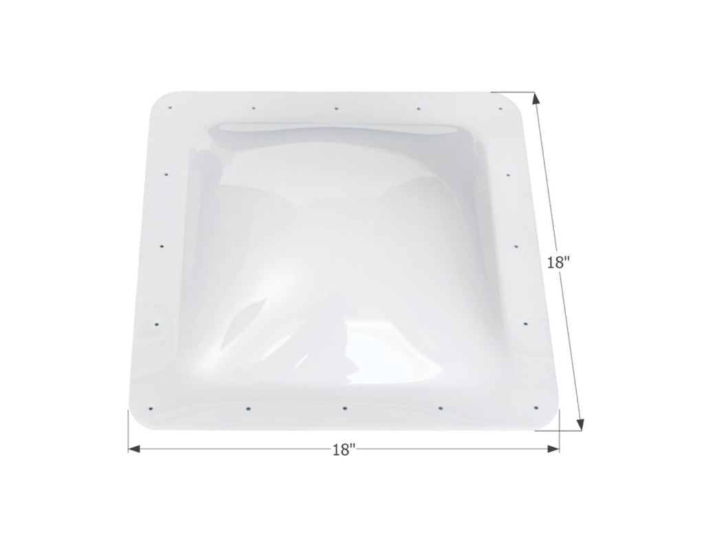 ICON SKYLIGHT SL1414W - 14" X 14" - WHITE - Young Farts RV Parts