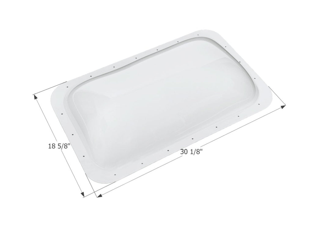 ICON SKYLIGHT SL1627W - 16" X 27" - WHITE - Young Farts RV Parts