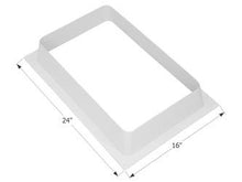 Load image into Gallery viewer, Icon Skylight Trim Ring White ABS Plastic Opening 22&quot; x 14&quot; - Young Farts RV Parts