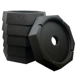 Jack Pad SnapPad EQLXSP6 EQ Grand Lux, Rubber, Fits 12