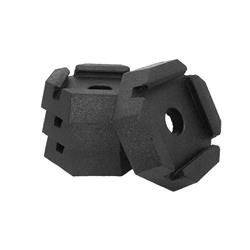 Jack Pad SnapPad XTRS5SP4 Xtra Square, Rubber, Fits 5