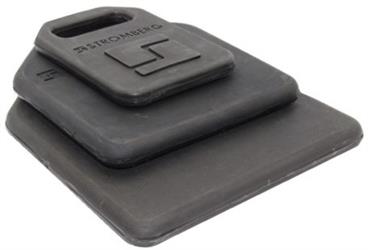 Jack Pad Stromberg Carlson JBP-69.625 Molded EPDM Rubber, 9" Length x 6" Width x 5/8" Height, Black - Young Farts RV Parts