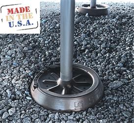 Jack Pad Stromberg Carlson JBP-S12.2 Molded EPDM Rubber, 12" Diameter, Black - Young Farts RV Parts