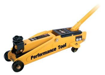 Jack Performance Tool W1611 Floor Jack, Hydraulic, 4500 Pound Capacity, 5-3/8 To 15-1/8
