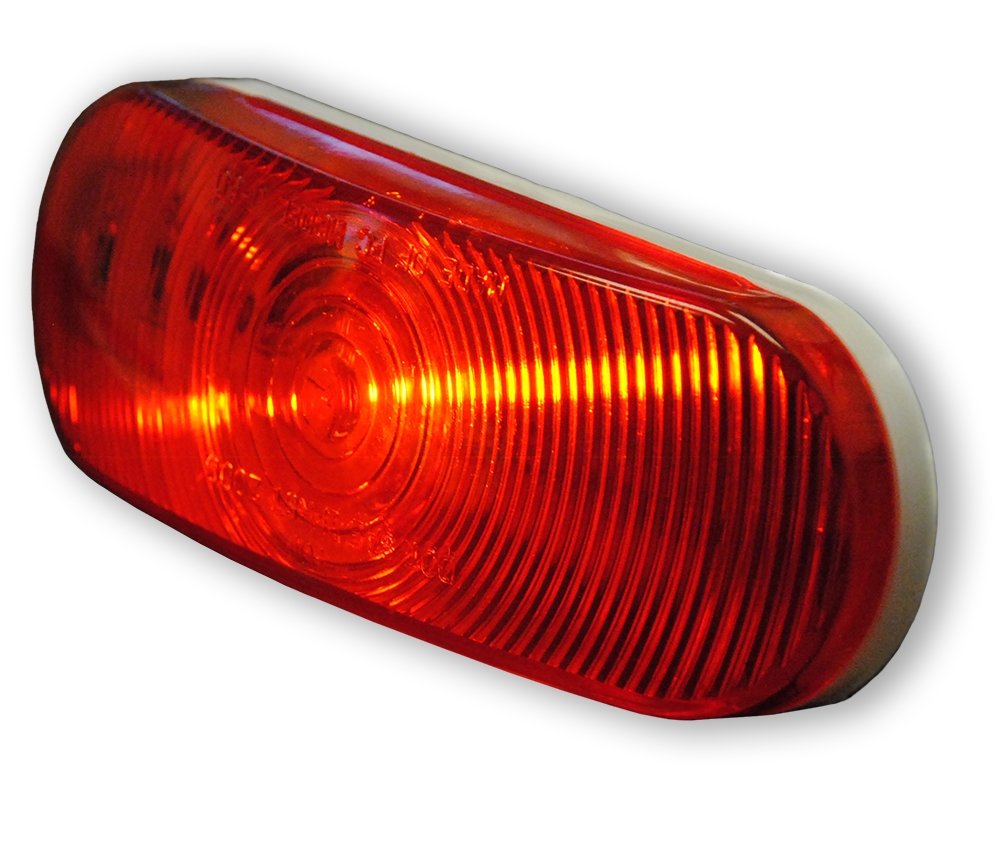 Jammy J-652-R - Red 6" Oval Prime2 DEL - Young Farts RV Parts