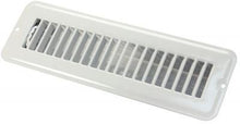Load image into Gallery viewer, JR Products 02-28905 - 2&quot; X 10&quot; Floor Register - Dampered - Metal - White - Young Farts RV Parts