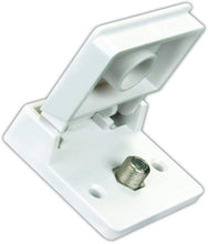 Load image into Gallery viewer, JR Products 47755 Polar White Exterior Weatherproof TV Jack - Young Farts RV Parts
