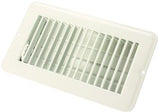 JR Products Heating/ Cooling Register - Rectangular White - 02-28965