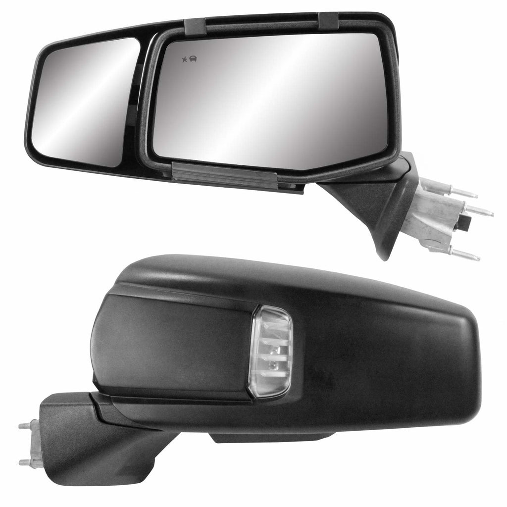 K-Source 80930 - Snap & Zap Towing Mirror (Pair) Chevy/GMC Silverado/Sierra 2019 - Young Farts RV Parts