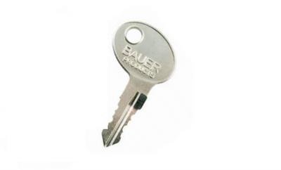 Key AP Products 013 - 689040 Bauer AE; Replacement Key For Bauer AE Series Door Lock - Young Farts RV Parts