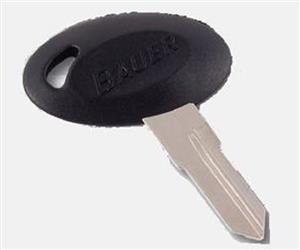 Key AP Products 013-689302 Bauer; Replacement Key For Bauer RV Series Door Lock; Key Code 302 - Young Farts RV Parts