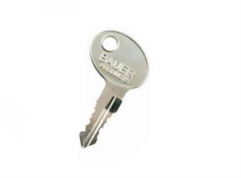 Key AP Products 013-689709 Bauer; Replacement Key For Bauer RV 700 Series Door Lock - Young Farts RV Parts