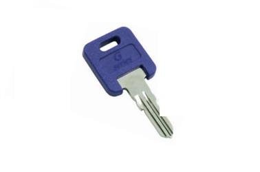 Key AP Products 013-690351 Global; Replacement Key For Global Series Door Lock - Young Farts RV Parts