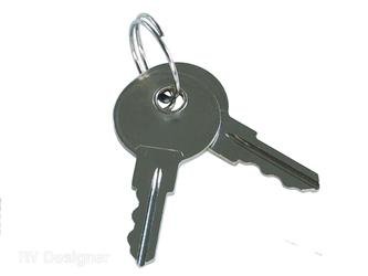 Key RV Designer L210 Use With Baggage Cam Hatch Locks Code 785 - Young Farts RV Parts