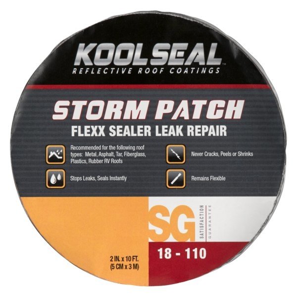 Kool Seal KS0018110-99 - Storm Patch™ 10' x 2" Flexx Sealer Instant Leak Repair Tape (1 Roll) - Young Farts RV Parts