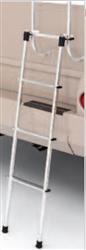 Ladder Extension 4 Step Extension, Surco Products 503L Universal Use With Rear RV Ladder, Twisting Hook Mount, Polished - Young Farts RV Parts
