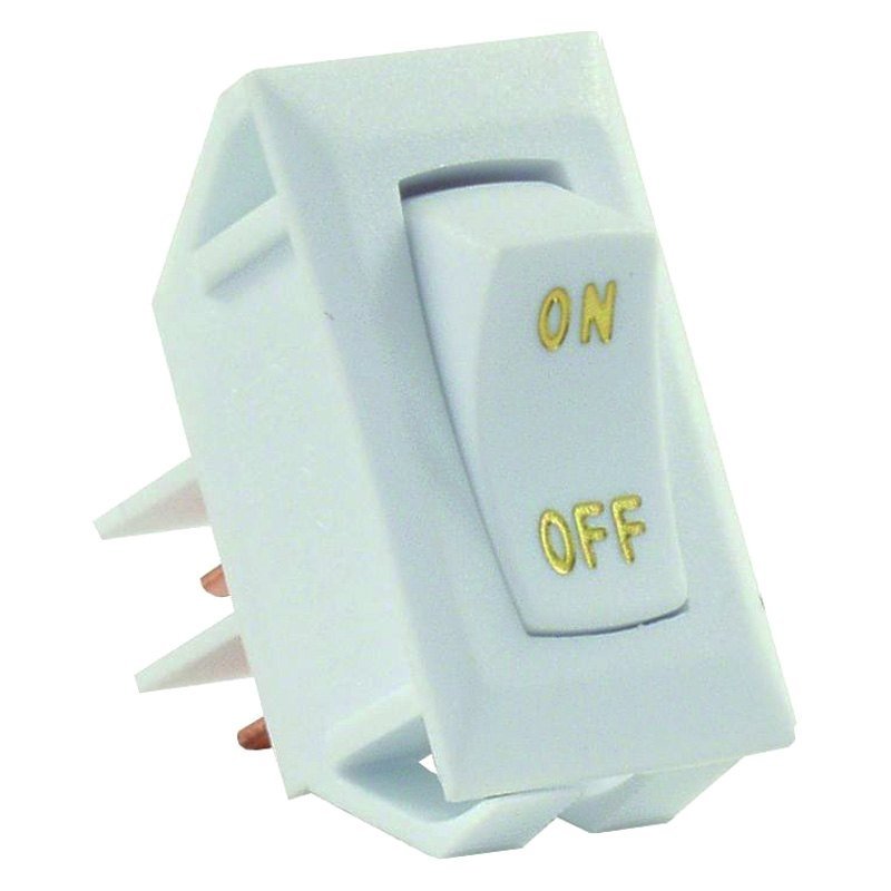 Lebeled Switch 12V White - Young Farts RV Parts