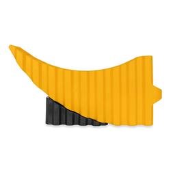 Leveling Block Camco 44436 Used To Help Change A Tire On A Tandem Axle Trailer Without A Jack, Curved Style Trailer-Aid With Wheel Chock, Adds Up To 6-1/2