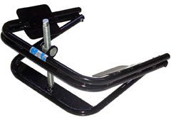 Leveling Jack BAL RV 28050 Use To Level Light Weight Single Axle Trailers, Fits 13"/ 14" And Most 15" Wheels, Manual, U Shape, Heavy-Duty Tubular Steel - Young Farts RV Parts