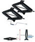 Leveling Jack Ultra-Fab Products 48-979002 Use To Provide Added Stability To Travel Trailers/ Fifth Wheel/ Horse And Cargo Trailers, Manual, 6500 Pound Weight Capacity, Extends From 4-3/4" To 24" Height, Scissor Type, Black Powder Coated, With E-Z Grip Cr - Young Farts RV Parts