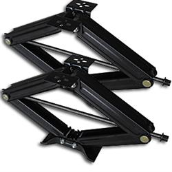 Leveling Jack Ultra-Fab Products 48-979031 Ultra 30, Use To Stabilize RV Frame, Manual, 6500 Pound Weight Capacity, Scissor Type, Black Powder Coated, Set Of 2 - Young Farts RV Parts