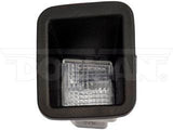 License Plate Light Bulb Lens Help! By Dorman 68214 OE Replacement; Black/ Clear