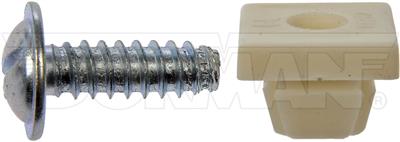 License Plate Mounting Hardware Dorman 45950 AutoGrade ™, Universal, Screw/ Push Nut, Silver - Young Farts RV Parts