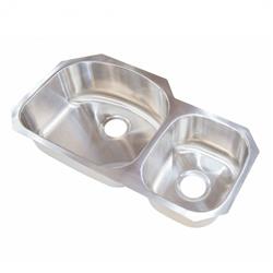 Lippert Comp 388415 32X17X7 Offset Double Bowl Sink; Dr - Young Farts RV Parts