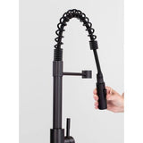 Lippert Components 2021090598 - Coiled Pull-down Faucet Matte Black