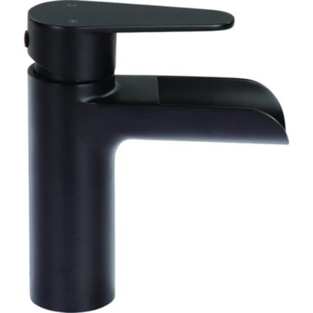 Lippert Components 2021090599 - Waterfall Bathroom Faucet Matte Black - Young Farts RV Parts