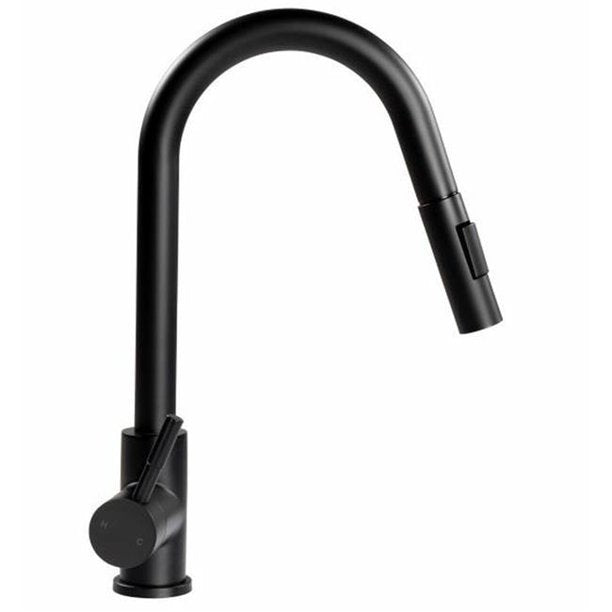 Lippert Components 2021090600 - Bullet Pull-Down Faucet Matte Black - Young Farts RV Parts