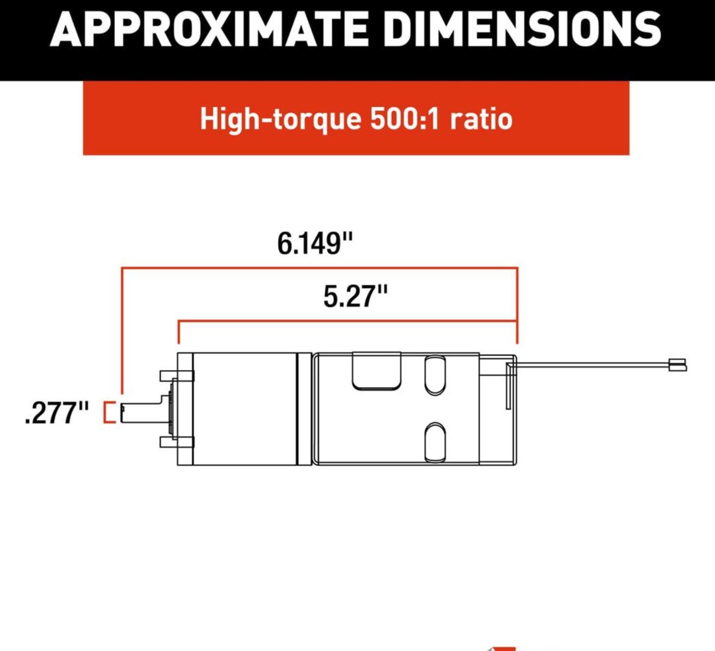 Lippert Components 287298 Slide Out Motor - Young Farts RV Parts