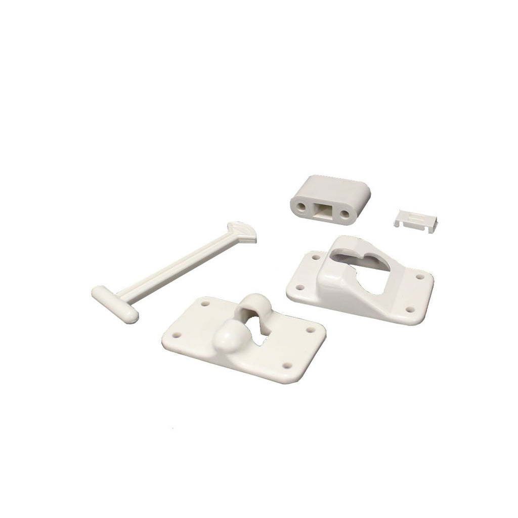 Lippert Components 381409 - 4" T-Style Door Holder Kit with Bumper - Young Farts RV Parts
