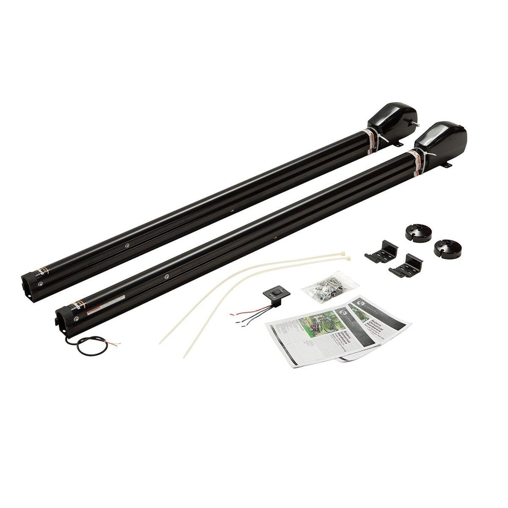 Lippert Components 434723 - Standard 12V Universal Awning Hardware Kit - Black - Young Farts RV Parts