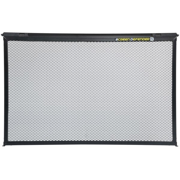 Lippert Components 859791 - Black 24'' Mesh Screen Defender RV Entry Door Screen Protector - Young Farts RV Parts