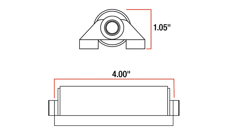 Lippert Components J-32 Roller for Slide-Out System (‎239114) - Young Farts RV Parts