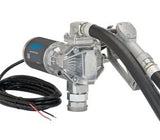 Liquid Transfer Tank Pump GPI 162000-03 G20 Series, Diesel, Electric, 12 Volt DC, 20 Gallons Per Minute, 14 Feet Hose, With Flow Meter, Aluminum Housing, 1