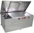 Liquid Transfer Tank RDS Tanks 72855 DOT Approved, Gasoline or Diesel, Combo, 30" Length x 44" Width x 10" Height Tool Box, 30" Length x 55" Width x 23-1/4" Height Transfer Tank, 90 Gallon Capacity, Diamond Tread, Aluminum, 8 GPM Pump - Young Farts RV Parts