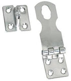 Lock Hasp WhiteCap Industries S-0579C Marine Series; Swivel Safety; Chrome Plated; Silver; Brass