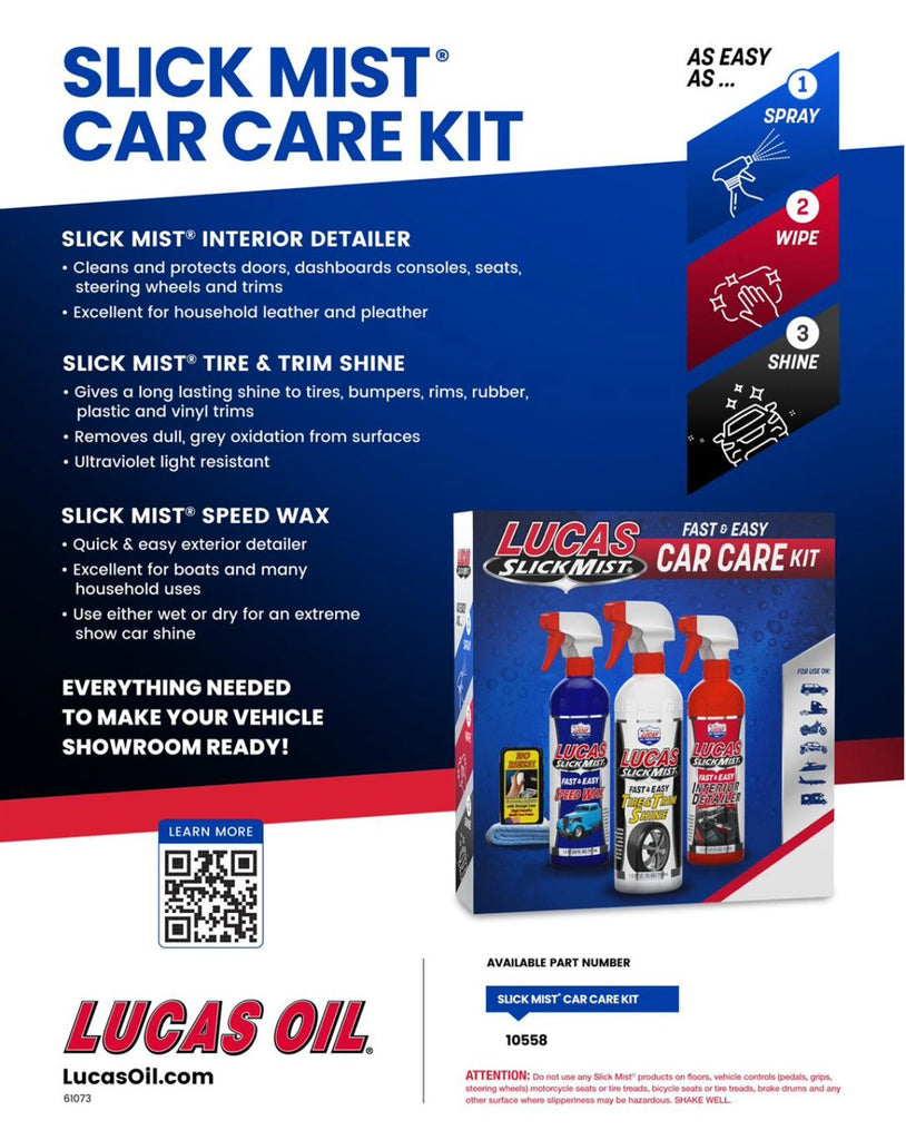 Lucas Oil 10558 Car Detailing Kit - Young Farts RV Parts