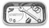 Magnetic Parts Tray Performance Tool W1265 Use To Hold Small Metal Parts/ Fastener/ Tools, 9-1/2" x 5-1/2" Size, Stainless Steel - Young Farts RV Parts