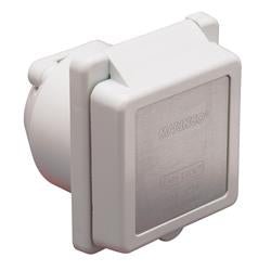 Marinco Receptacle Outdoor/ Indoor 30 Amp White - 301ELRV - Young Farts RV Parts