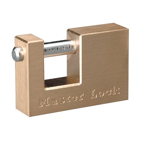 Masterlock 605DAT - Brass Coupler Latch Lock with 3/4in Shackle - Young Farts RV Parts